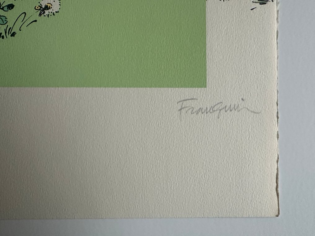 Franquin, André - 1 Silkscreen - Modeste & Pompon - Scheisse! Ich bin nicht im Bilde! - 1990 #1.0