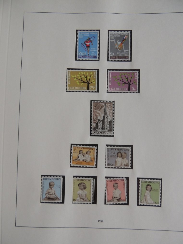 Luxembourg 1962/2000 - Collection dans 2 reliures SAFE Y&T C/V 1350 € #1.0