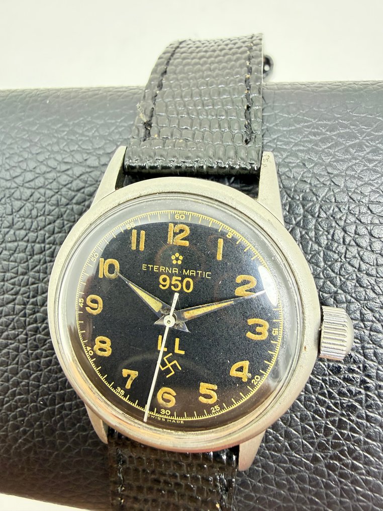 Eterna-Matic - 950 LL - No reserve price - Military dial - Men - 1900-1949 #1.0