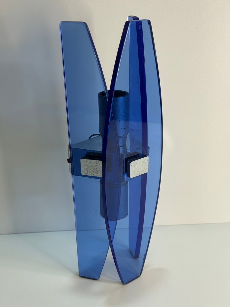 Veca - Fali lámpatest (2) - Üveg, Króm, Műanyag #4.3