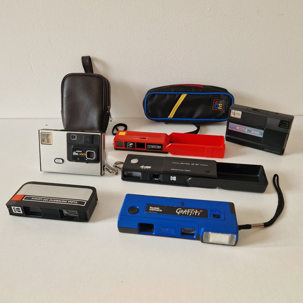 Kodak Lot d'appareil photo ultra compact Kodak - Kodak Disk 4000 - Kodak Disk 3600 - Kodak Graffitti - Analog kamera #1.0