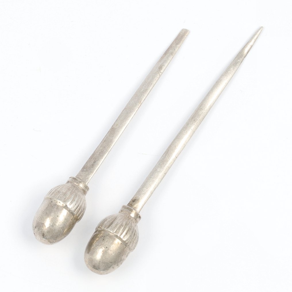 J. van Branteghem - Gent 1798-1814 - Prikkers - Forchetta (6) - .833 argento #1.0