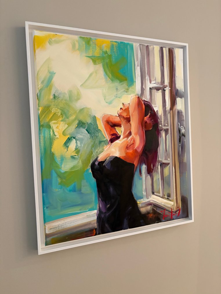 Jurij Frey (1963) - Frau am Fenster #3.2