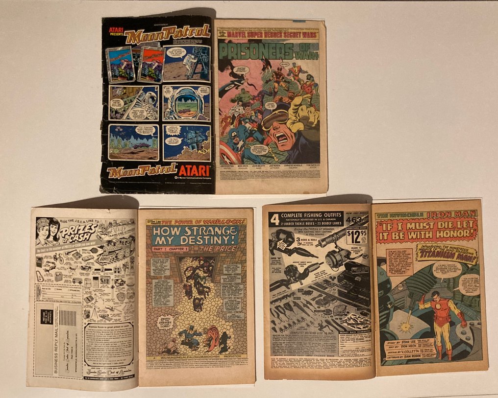 Marvel Various Titles #2 #10 #69 #89 #100 #134 - 1st app of In-Betweener, Titanium Man, High Evolutionary / Origin of Thanos & Gamora / Dr. Doom app - 6 Comic - First edition - 1963/1975 #1.0