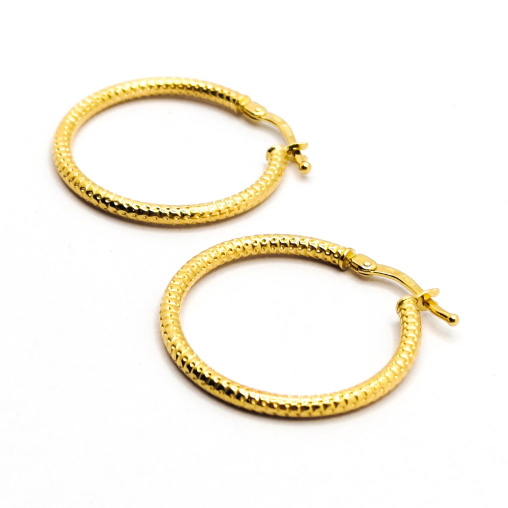 Nincs minimálár - Drop fülbevaló - 18 kt. Sárga arany #3.2