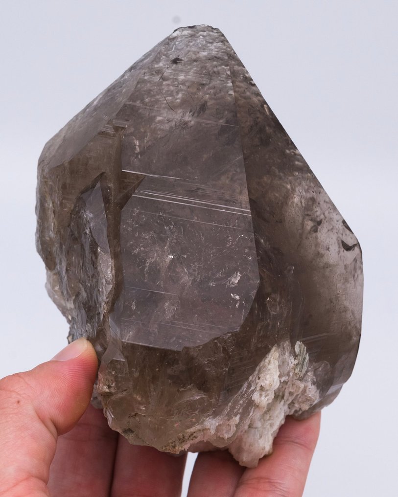 HEFTY w kolorze herbaty punkt kwarcowy z czystą wodą - Wysokość: 11.8 cm - Szerokość: 8.3 cm- 729 g - (1) #1.0