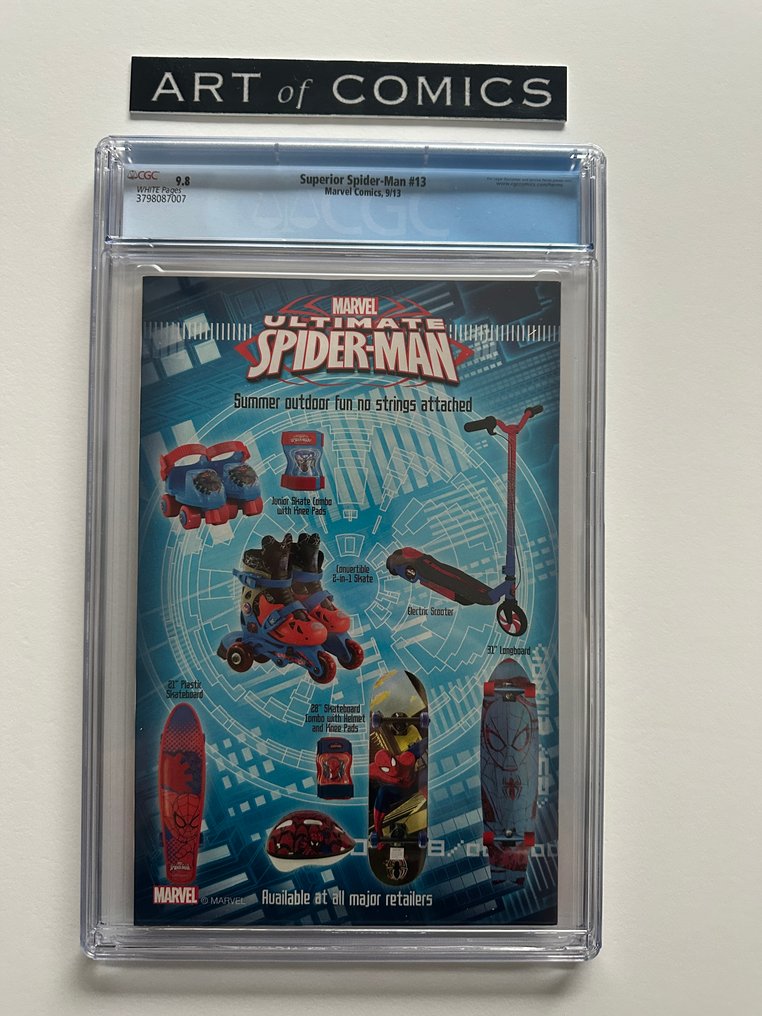 Superior Spider-Man #13 - CGC 9.8 - Death of Alistair Smythe, Vulture, Scorpion, Boomerand appearance - 1 Graded comic - First edition - 2013 #1.0