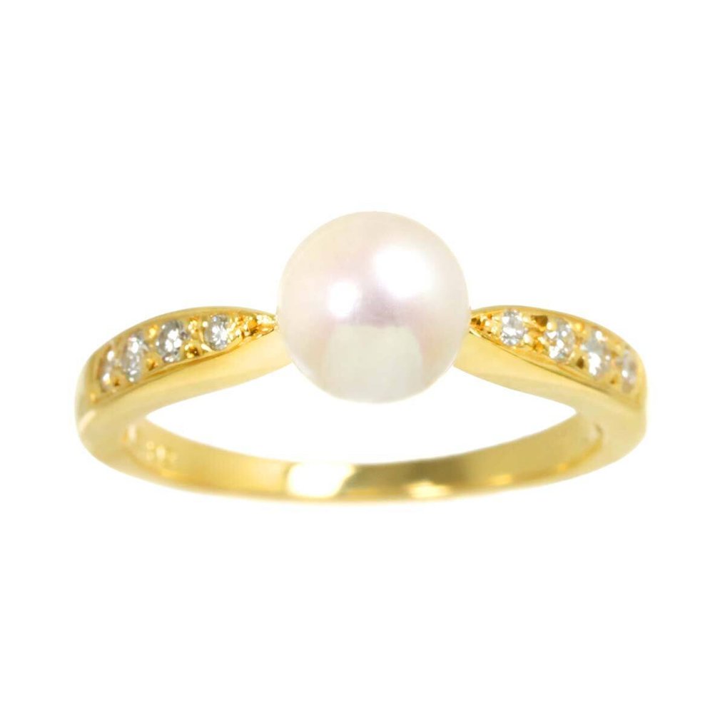 Mikimoto - Bague - 18 carats Or jaune #1.0