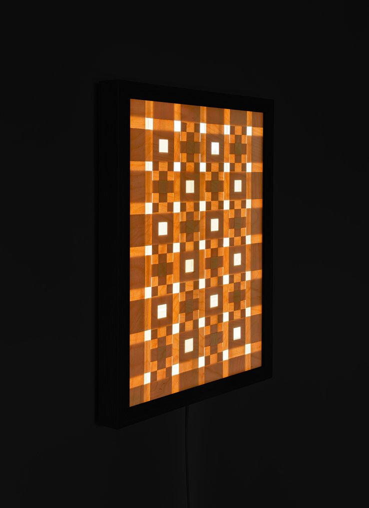 Takacs (b. 1990) - 壁灯 - 木 - 手工编织的芬兰桦木 #4.3