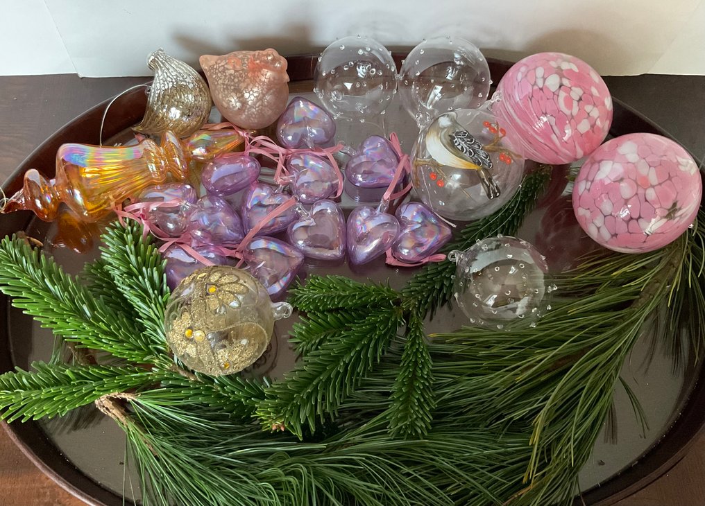 Adornos navideños (22) - Vidrio - Soplado con ojo de cristal #1.0