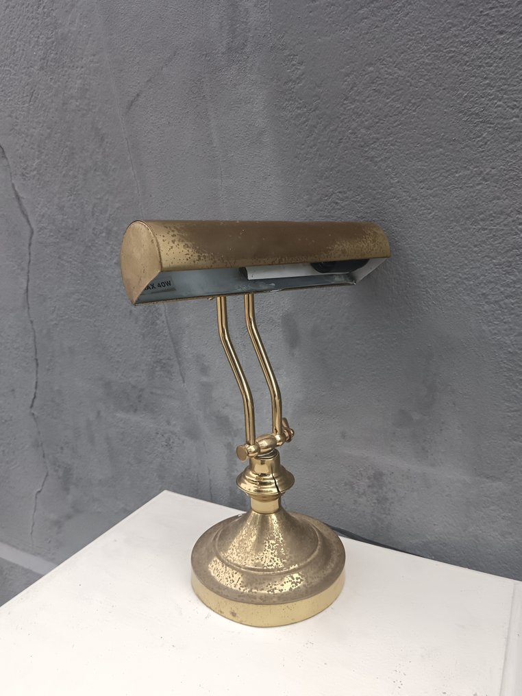 Banker table lamp - Brass - Desk lamp #1.0