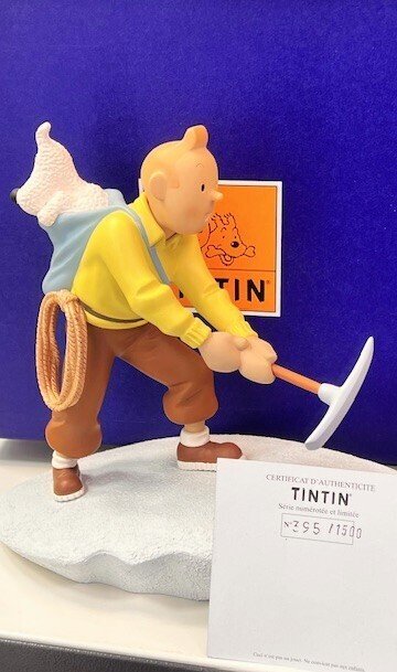 Statuette Moulinsart - 1 Figurine - Tintin Escalade - Leblon Delienne – 2002 #1.0