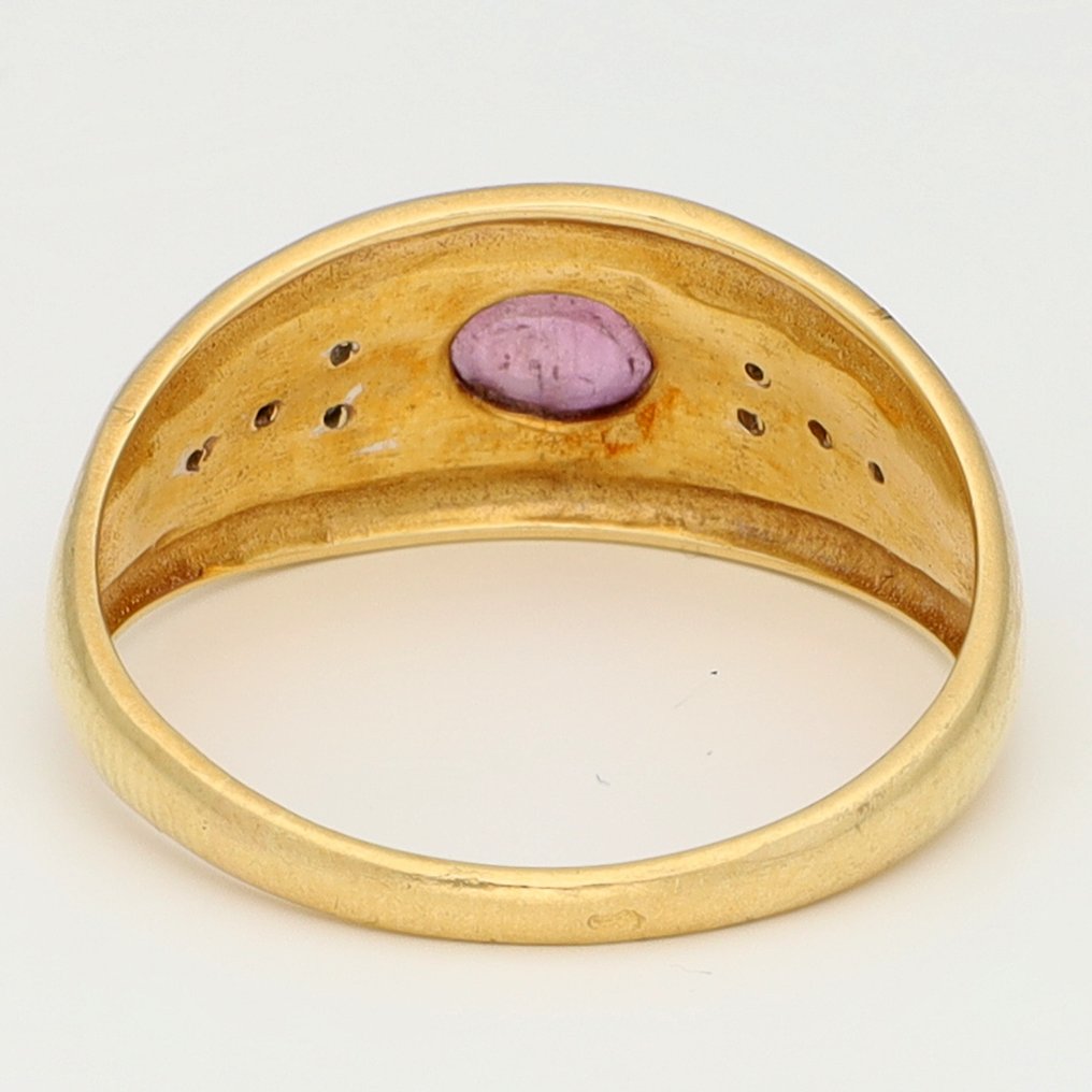 Δαχτυλίδι - 18 καράτια Λευκός χρυσός, Κίτρινο χρυσό Διαμάντι (Φυσικό) - Robijn #3.2