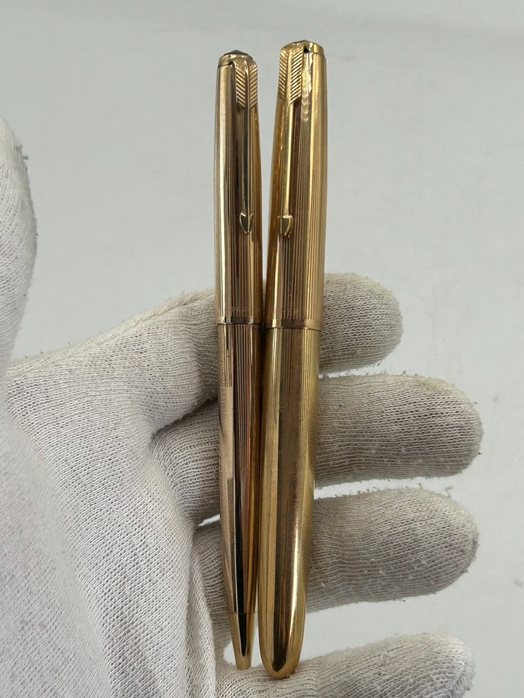 Parker - Vintage set parker 51 gold filled - Zonder minimumprijs - Vulpen #1.0