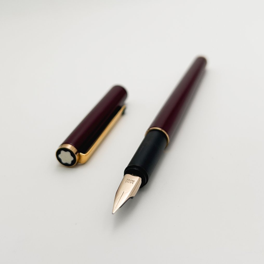 Montblanc - Noblesse Slimline Matte Burgundy - Ingen mindstepris - Fyldepen #1.0