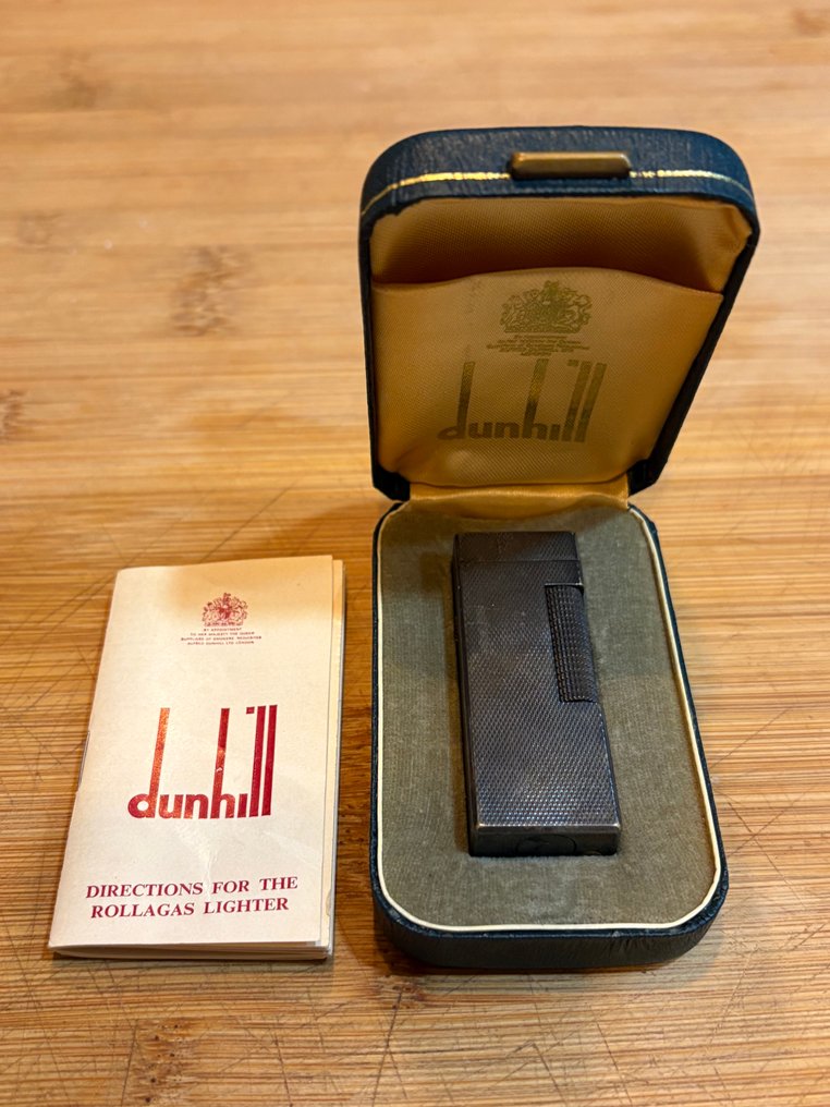 Dunhill Rollagas Lighter (1973) – Swiss Made – Original Box & Papers – Collector’s Piece - Lighter - Silver plated #1.0