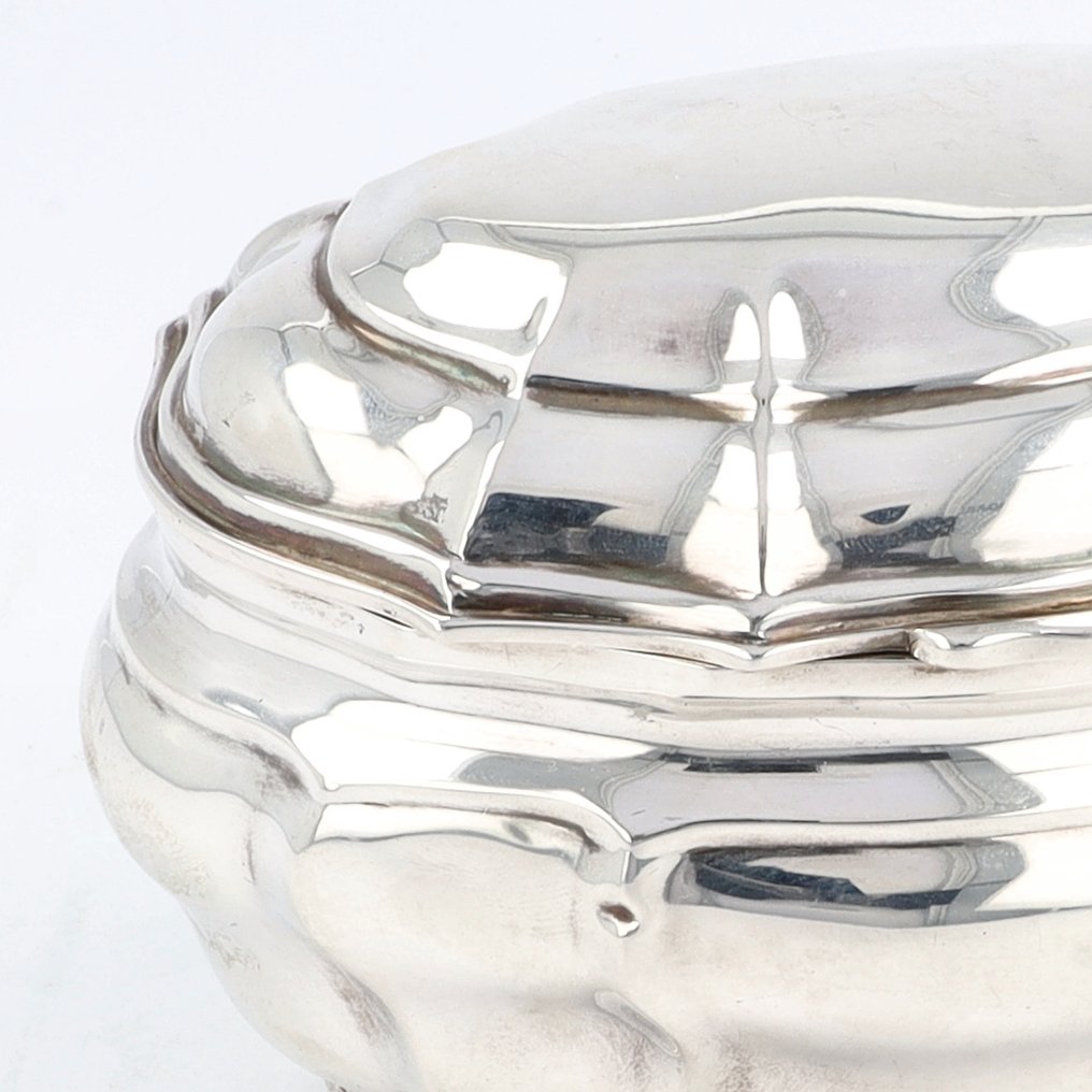 Charles Stuart Harris - Theedoos / Teacaddy - Londen, 1896 - Scatola - .925 argento #3.2