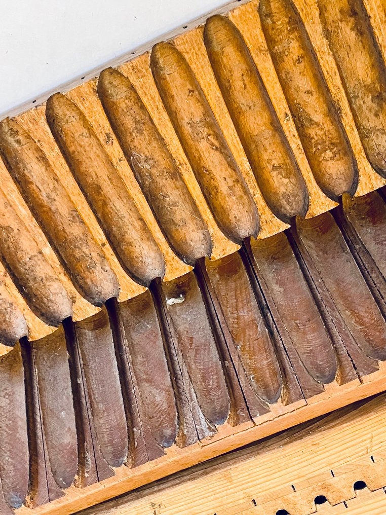 Wilh. Osterwald - χωρίς τιμή ασφαλείας - Υγραντήρας (3) - Ξύλο - 3x ξύλινες καλούπες για πούρα #1.0