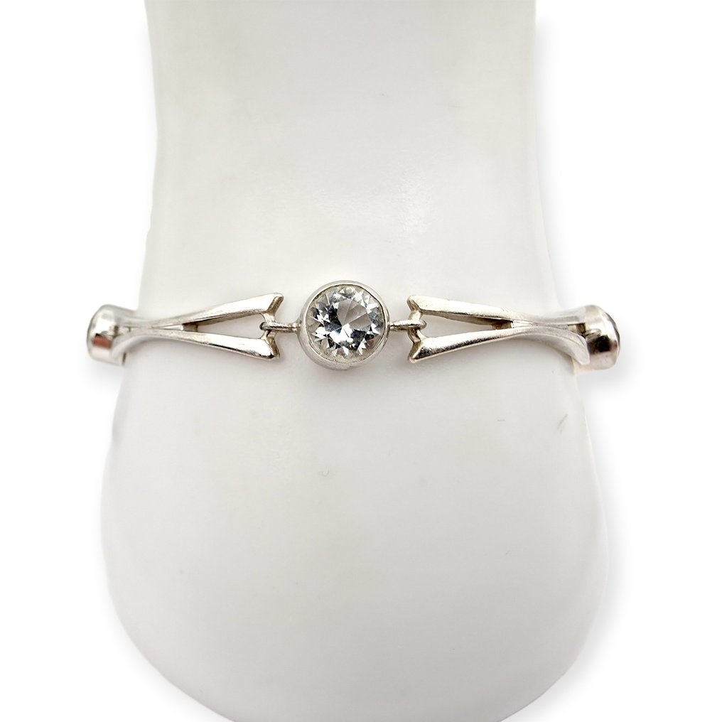 Zonder minimumprijs - 2-delige sieradenset Zilver - Rookkristal (Gecertificeerd) #3.2