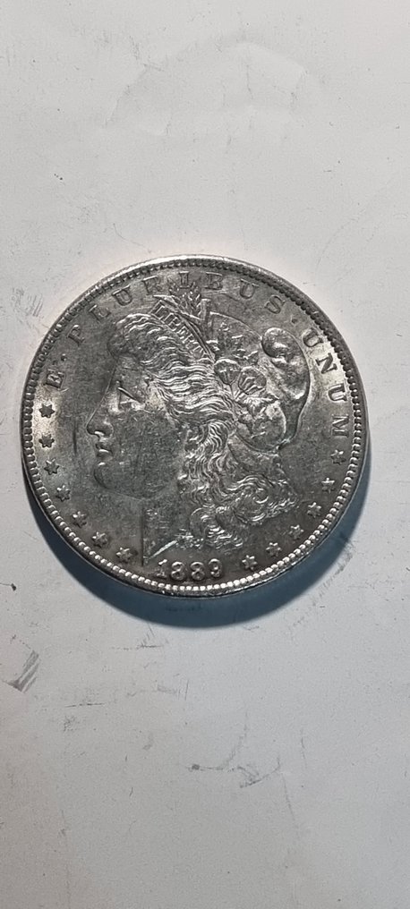 Förenta staterna. Morgan Dollar 1889 e 1921-D (2 monete)  (Ingen mindstepris) #3.2