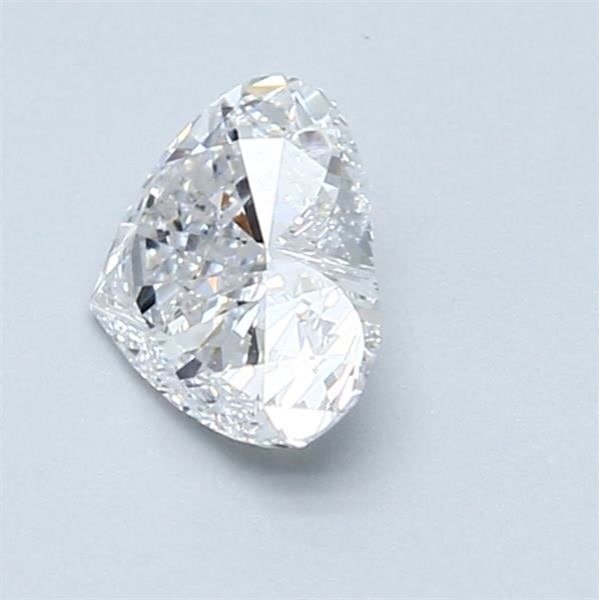 1 pcs 钻石 (天然) - 0.87 ct - 心形 - D (无色) - SI2 微内含二级 - 国际宝石研究院(IGI) #4.3
