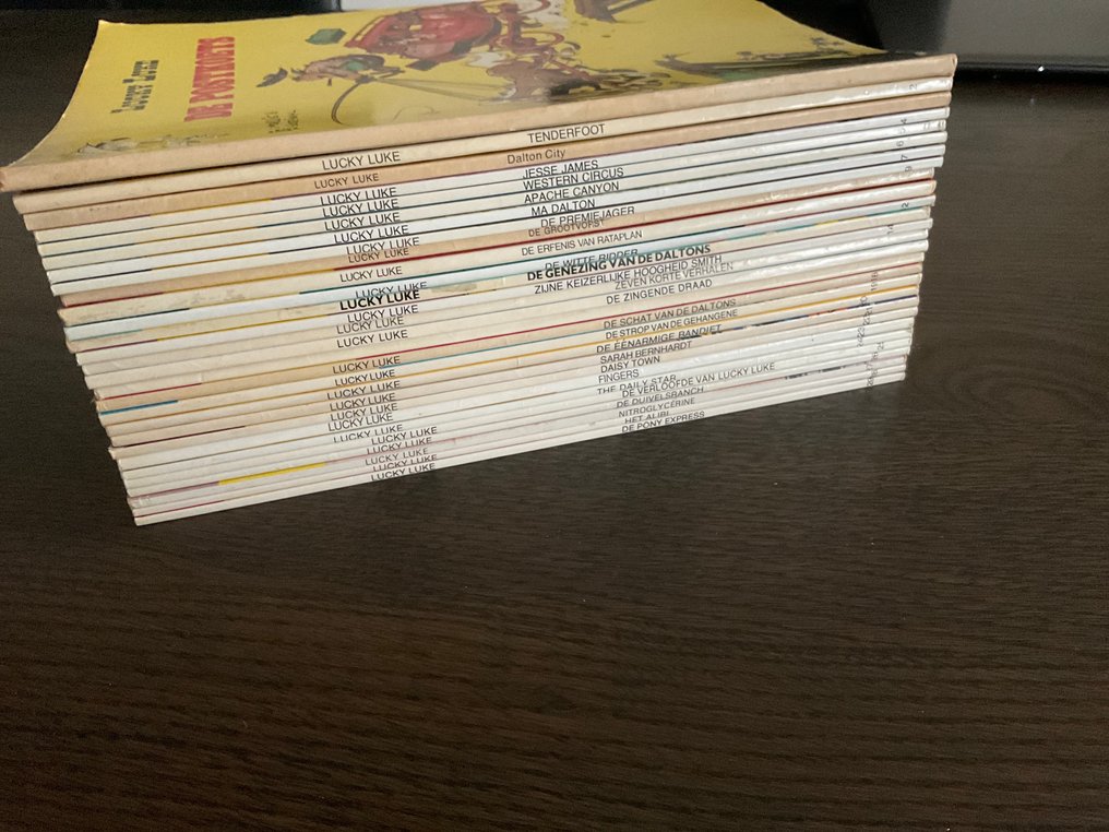 Lucky Luke in de range 1 t/m 29 - Dargaud/Oberon uitgaven - 28 Album - First edition/reprint #2.1