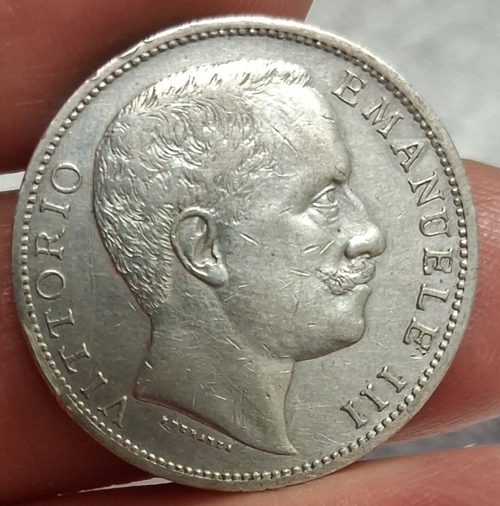 Olaszország. Vittorio Emanuele III. 2 Lire 1905 (Nincs minimálár) #1.0