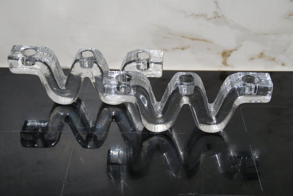 Kosta Boda - Soporte para velas (2) - Cristal #1.0