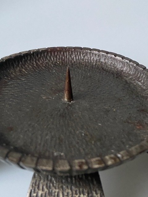 复古野兽派蜡烛台 - 铁（铸／锻） - 日本 - 1960-1970 #1.0