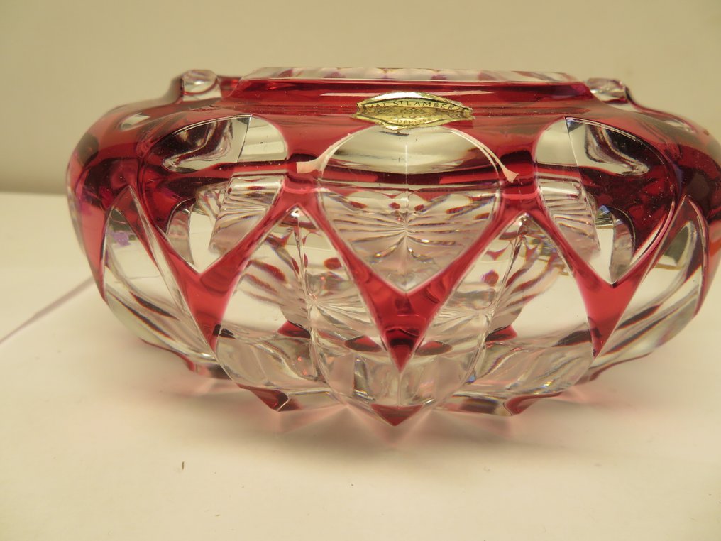 Val Saint Lambert - 煙灰缸 - 水晶 - 复古艺术装饰 #4.3