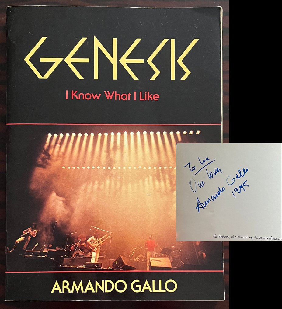 Signed, Armando Gallo - Genesis: I Know What I Like - 1980 #1.0