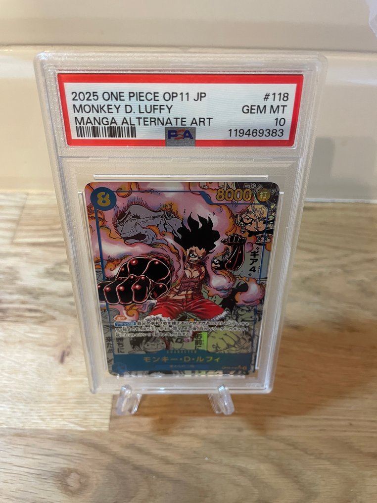 One Piece - 1 Graded card - Monkey D. Luffy 118 - PSA 10 #1.0