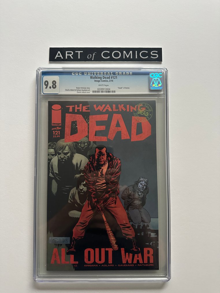 The Walking Dead #121 - Death of Denise - CGC 9.8 - 1 Graded comic - First edition - 2014 #1.0