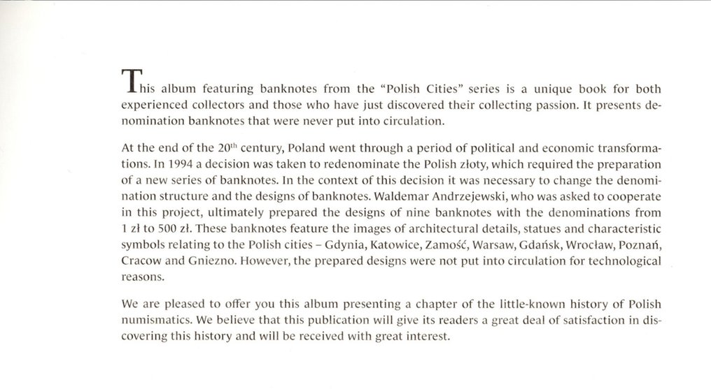 Poland. - 1, 2, 5, 10, 20, 50, 100, 200, 500 zlotych 1990 - Pick 164 to 172 (No reserve price) #1.0