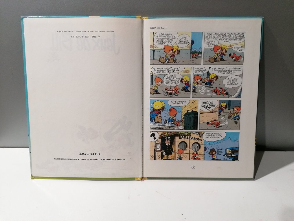 Boule & Bill T9 + T11 - 2x C - 2 Album - Prima ediție - 1973/1975 #4.3