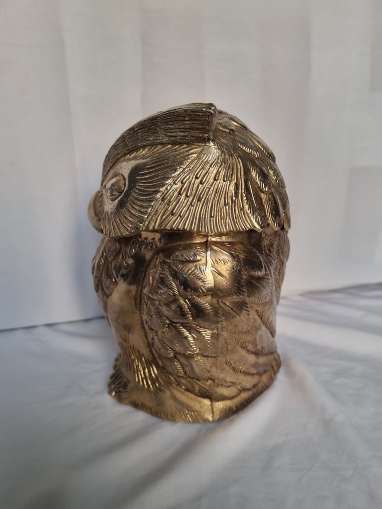 Isspand - ugler - guldmetal #4.3