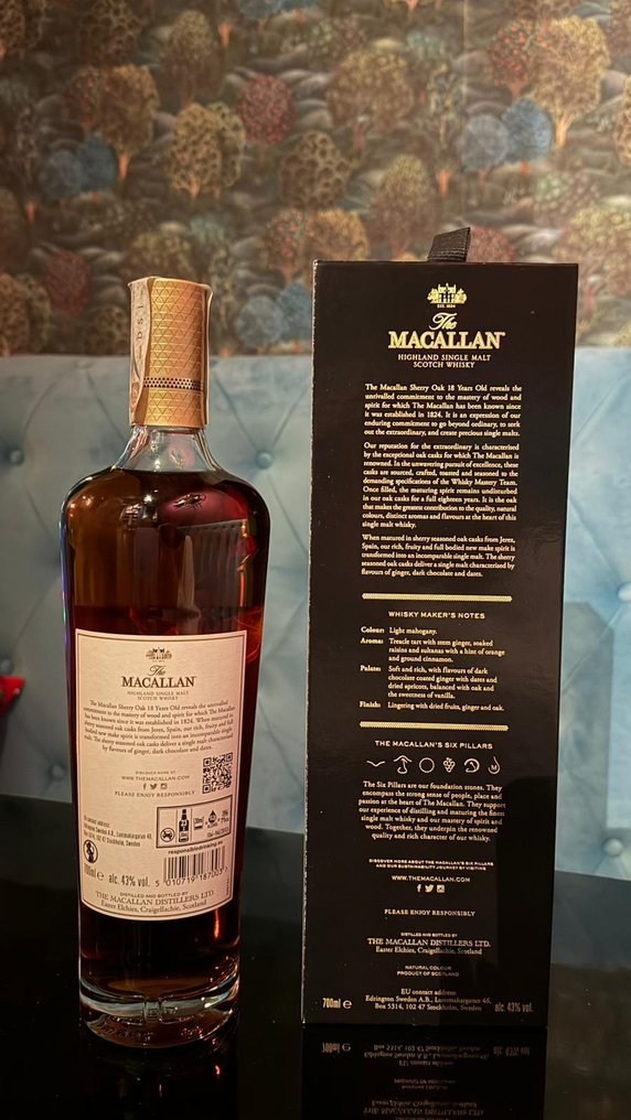Macallan 18 years old Sherry Oak Cask 2023 Release - 700ml #1.0