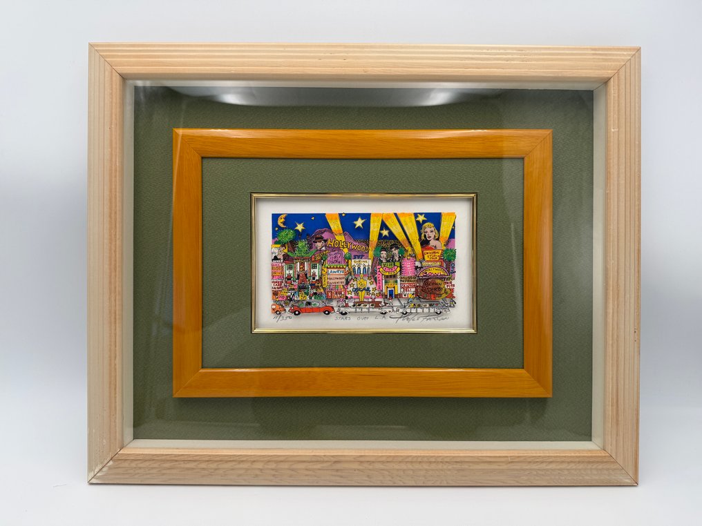 Charles Fazzino (1955) - Stars over L.A. / 3D silkscreen #1.0