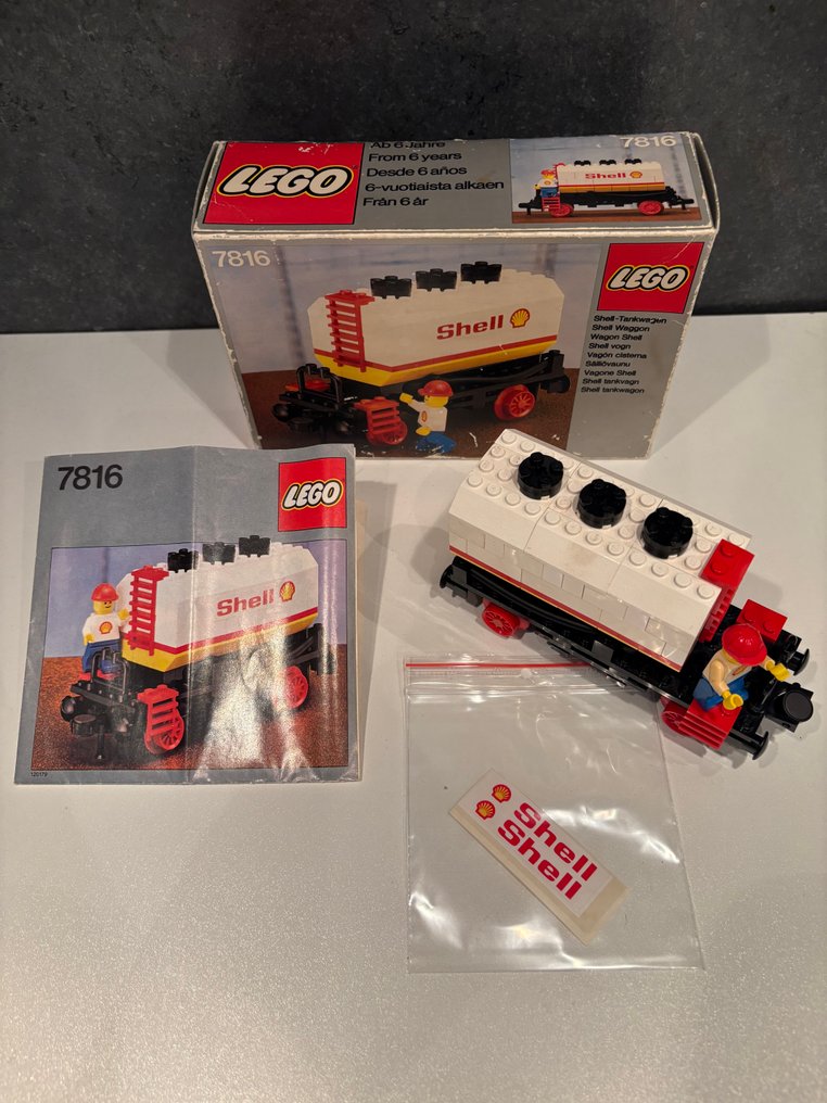 Lego Σετ - 7816 - Shell, Train - Shell Tanker Wagon #1.0