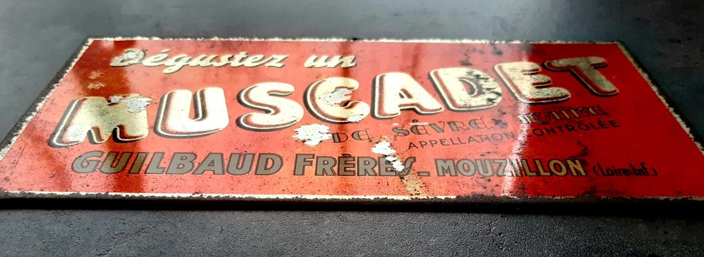 Muscadet felirat - Emléktábla - Vas #3.2