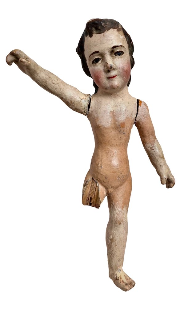 Γλυπτό - Παιδί Ιησούς - περίπου 16 εκ. - Ξύλο - 1800-1850 #1.0