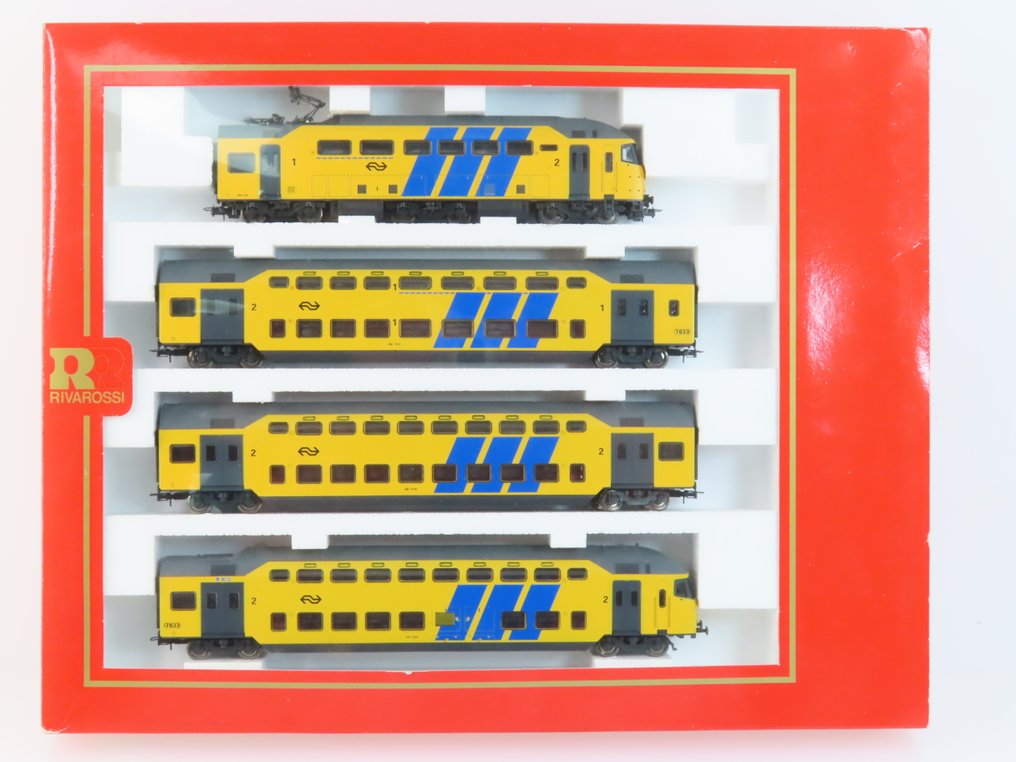 Rivarossi H0轨 - 0615 - 火车单元 (1) - 4件套DD-AR配备mDDM机动车辆 - NS #2.1