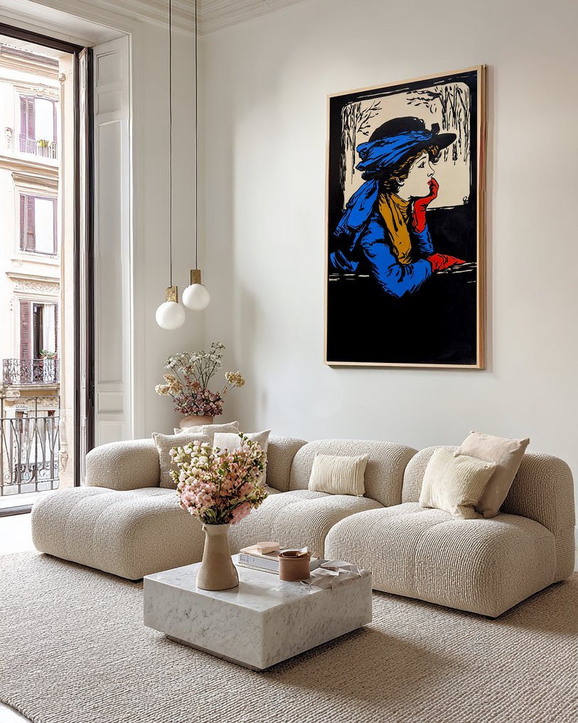 Flavia Delgado - LA SEÑORITA Y SUS GUANTES ROJOS XL (NO RESERVE) #3.2