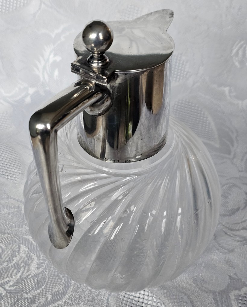 Karaf - .830 zilver - Zwaar zilveren monteur #3.2