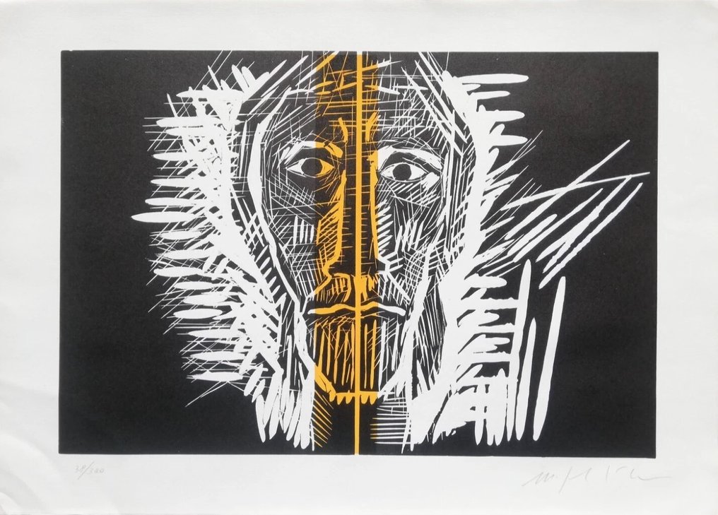 Mimmo Paladino (1948) - Senza Titolo #2.1