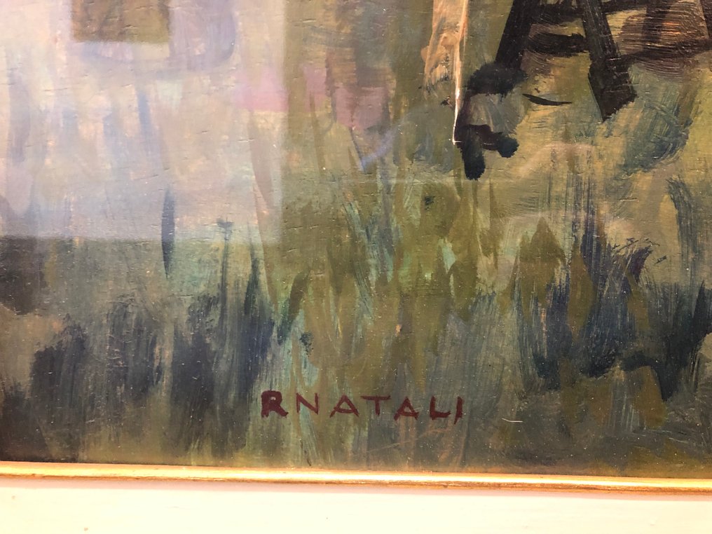 Renato Natali (1883-1979) - Calambrone con barca #2.1