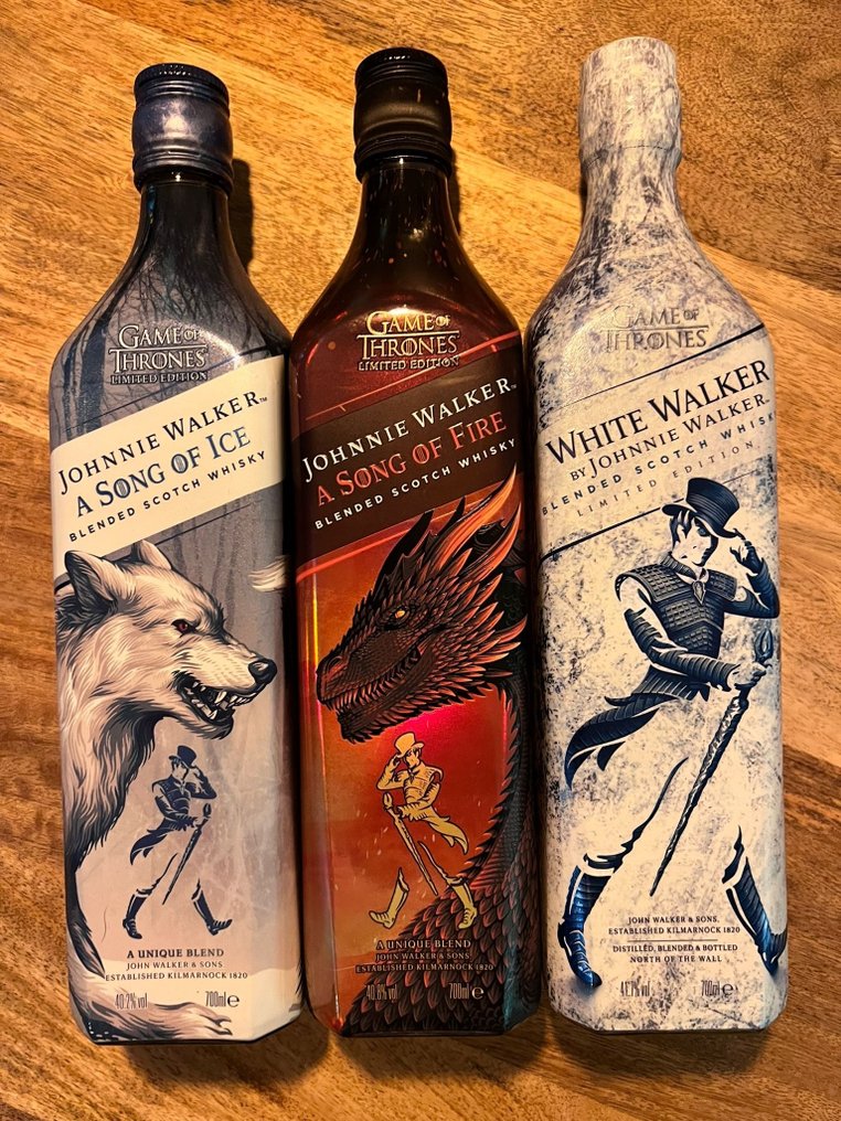 Johnnie Walker Game of Thrones Song of Ice & Song of Fire & White Walker - 70 cl - 3 flaschen #1.0