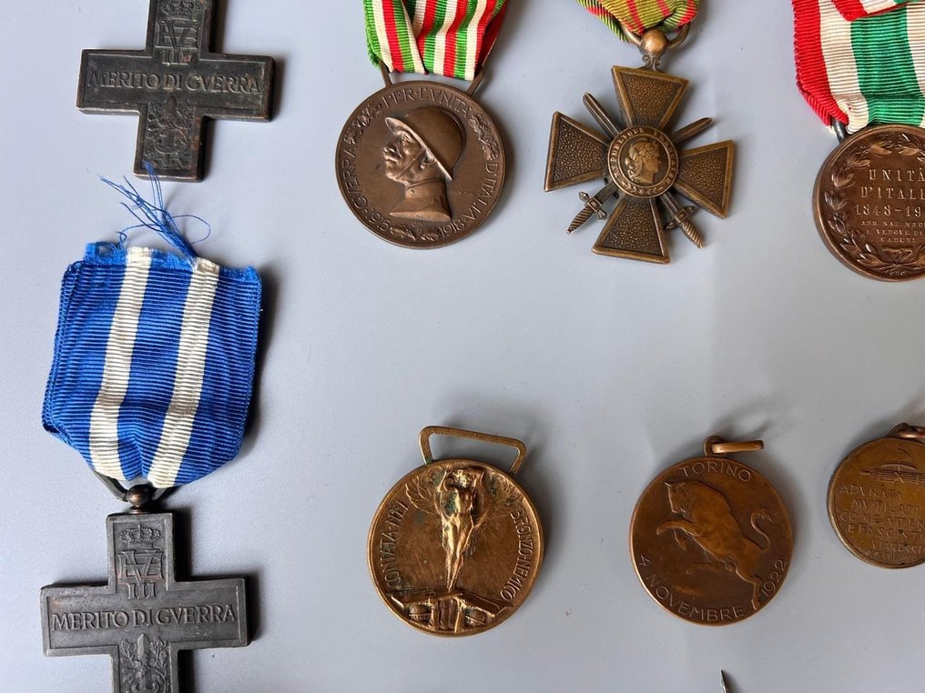 意大利 - 军事勋章 - 21枚奖牌和荣誉称号 #4.3