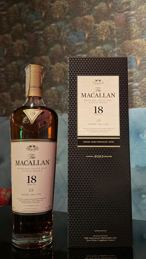 Macallan 18 years old Sherry Oak Cask 2023 Release - 700ml #1.0