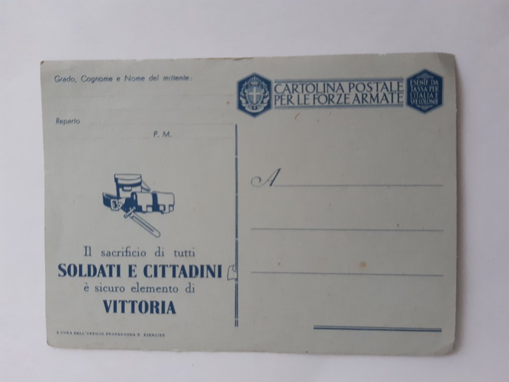 義大利 - 軍事 - 明信片 (11) - 1913-1943 #4.3